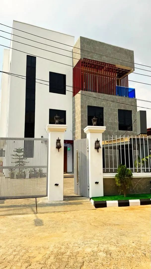 Completed front exterior of BJ Apartment by daFixas